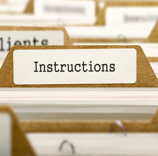 Instructions